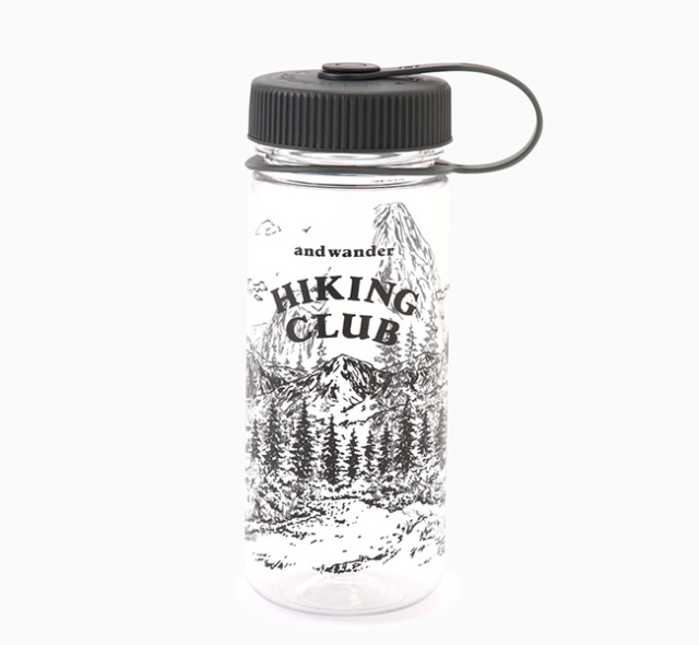 and wander アンドワンダー hiking club bottle ハイキングクラブ クリアボトル  5745177306