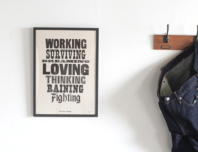 A TWO PIPE PROBLEM LETTERPRESS WORKING SURVIVING Lサイズ