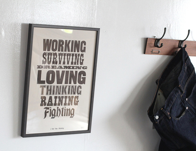 コレクション A TWO PIPE PROBLEM LETTERPRESS HEMING'S A TWO PIPE PROBLEM LETTERPRESS 3P ポスター コーヒー