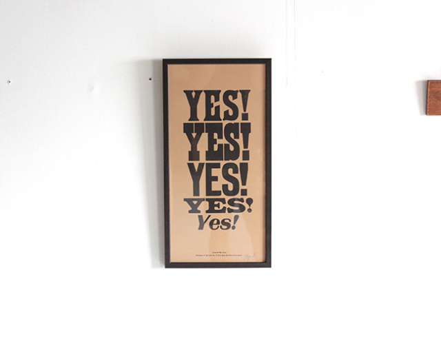 A TWO PIPE PROBLEM LETTERPRESS 　 YES! Mサイズ