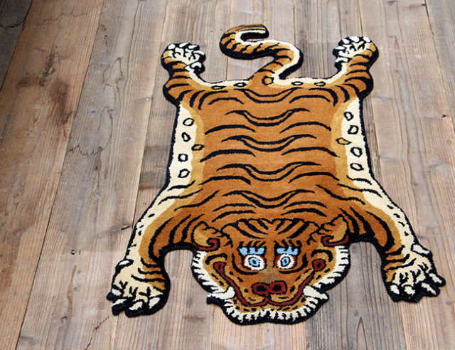 Tibetan Tiger Rug DTTR-01 Medium チベタンタイガーラグ DTTR-01 ミディアム