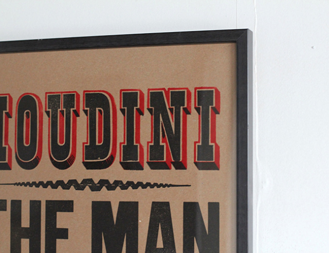 コレクション A TWO PIPE PROBLEM LETTERPRESS A TWO PIPE PROBLEM LETTERPRESS / ONE AND ONLY POSTER BLUE M