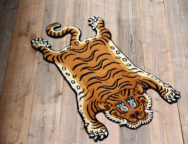 Tibetan Tiger Rug DTTR-01 Large チベタンタイガーラグ DTTR-01 ラージ