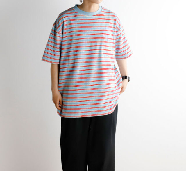 TOWN CRAFT タウンクラフト HEAVY PILE BORDER TEE パイルボーダーTシャツ TC24S018