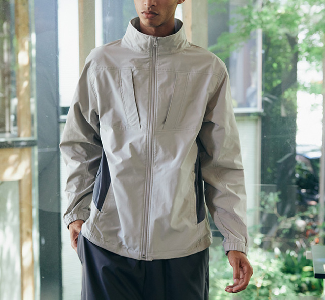 SALE40%OFFCOMFORTABLE REASON コンフォータブル リーズン Stand Zip Stretch Jacket スタンドジップ ストレッチジャケット