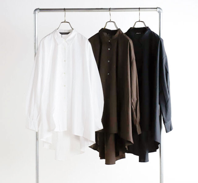 mizuiro ind ミズイロインド ワイドシャツチュニック　 3-239389