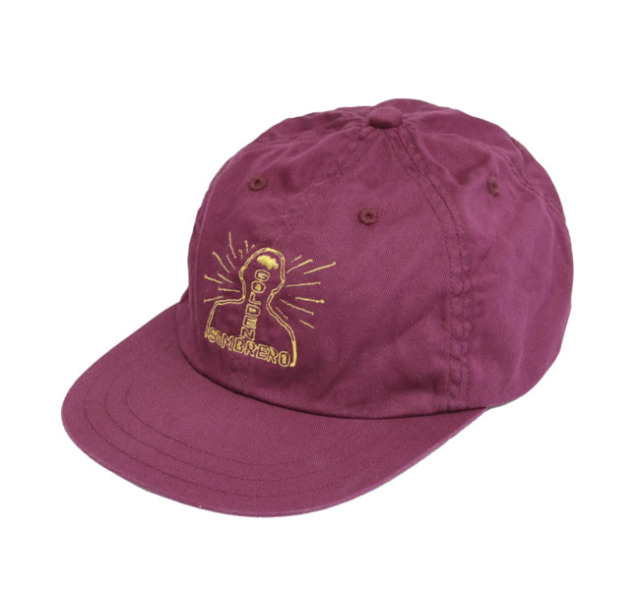 10/24(土)10時発売開始 Golden Sombrero DECHOxTACOMA FUJI RECORDS デコxタコマフジレコード  Logo CAP designed by Ryohei Kazumi キャップ GS26-001 BURGUNDY