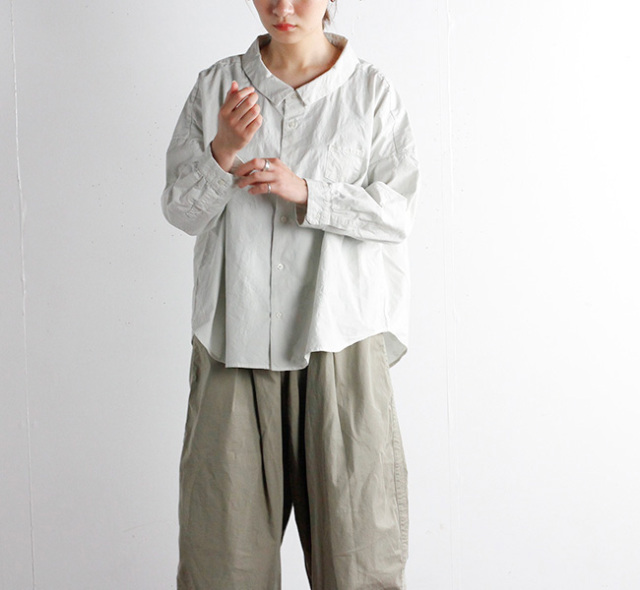 SALE50%OFF ordinary fits オーディナリーフィッツ バーバーシャツ ペイズリー BARBER SHIRTS OF-S077