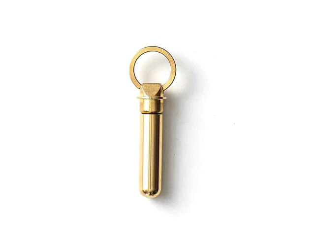 CANDY DESIGN&WORKS バレット キーリング ブラス Bullet Key Ring “Polished brass”