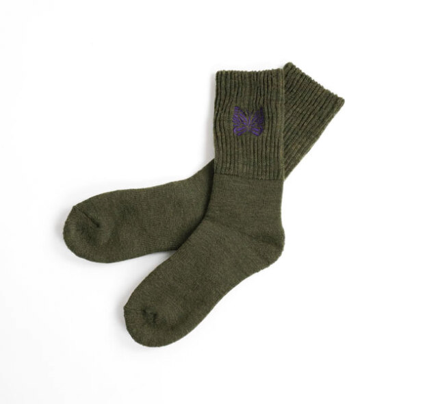 NEEDLES ニードルズ Rib Socks - Shetland Wool リブソックス TY067