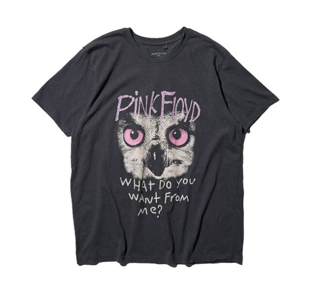 THRIFTY LOOK スリフティールック THRIFTY "PINK FLOYD" TEE ピンクフロイド Tシャツ TL23S032 BK