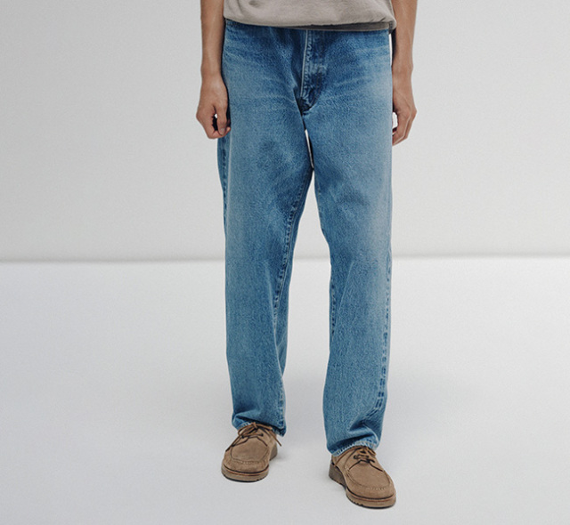 キャプテンサンシャイン KAPTAIN SUNSHINE デニムパンツ 5P Zipper Front Denim Pants KSBS109DZ