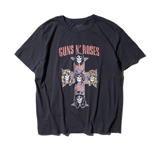 THRIFTY LOOK スリフティールック THRIFTY "GUNS N' ROSES" TEE ガンズアンドローゼス Tシャツ TL25S06800BK