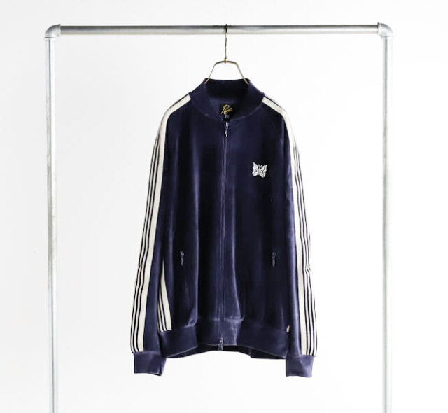 ◯NEEDLES / ニードルズ Track Jacket ベロア NEEDLES ニードルズ Rib Collar Track Jacket - C/PE Velour
