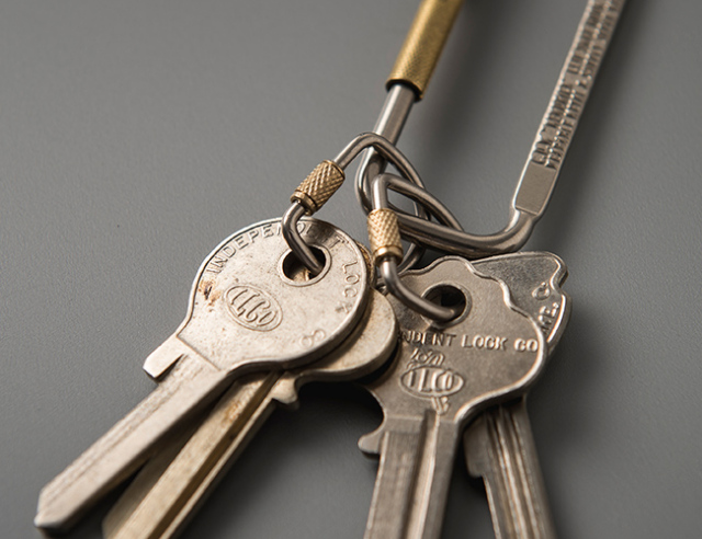 LYMAN Screw Lock Key Ring  ライマンスクリューロックキーリング