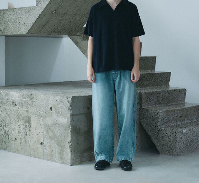 COMFORTABLE REASON コンフォータブル リーズンFade Straight Denim フェードストレートデニム