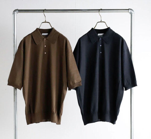 KAPTAIN SUNSHINE キャプテンサンシャイン KS26SKN08 コットンニット ポロシャツ Cotton Knit Poloshirt