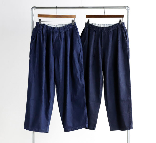 ミィーばぁばです✨ミズイロインド ギャザーワンピース+ichi 綿麻パンツ etre_1-250098