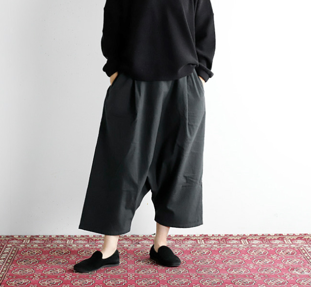 evam evaフランネルコットンサルエルパンツ evam evaコットンサルエル