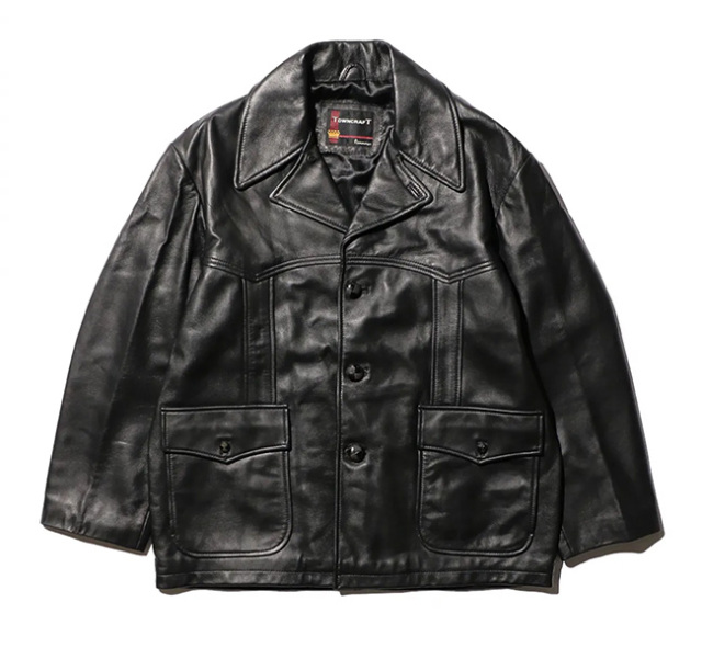 TOWN CRAFT タウンクラフト TC22F02100 レザーランチャーコート LEATHER RANCHER COAT