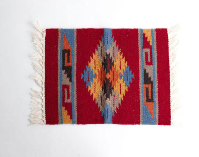 El Paso SADDLEBLANKET エルパソ ブランケット ウールラグマット　39×52.5cm