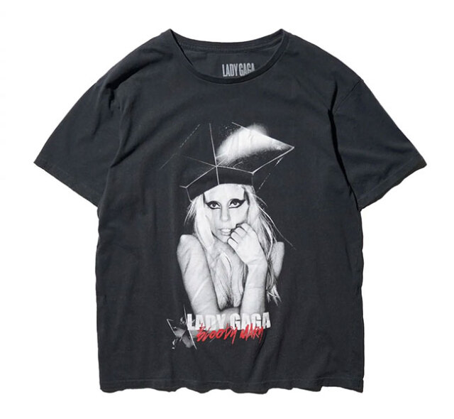 THRIFTY LOOK スリフティールック TL23S03300 THRIFTY   "LADY GAGA"  TEE   Bloody Mary BLACK1  レディーガガ   Tシャツ