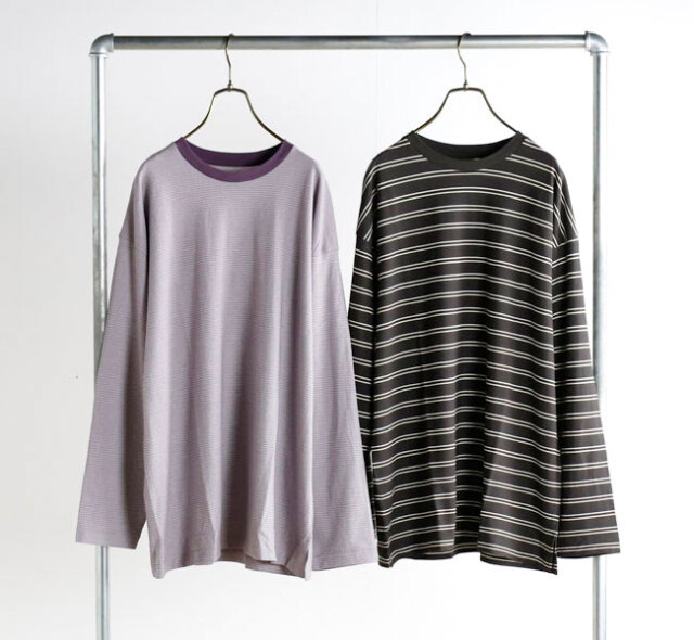 KAPTAIN SUNSHINE キャプテンサンシャイン KS26SCS07 ストライプ L/S Tシャツ Hard Twisted Stripe Jersey L/S Tee