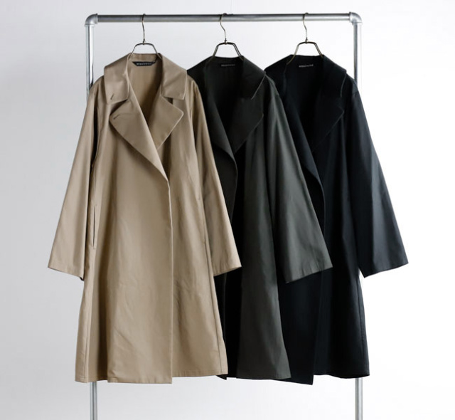 SALE 30%OFF mizuiro ind ミズイロインド 3-270057 トレンチライクコート