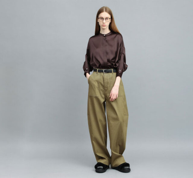 SACRA サクラ 126518111 ヴィンテージコットン ギャバジンパンツ VINTAGE COTTON GABARDINE PANTS