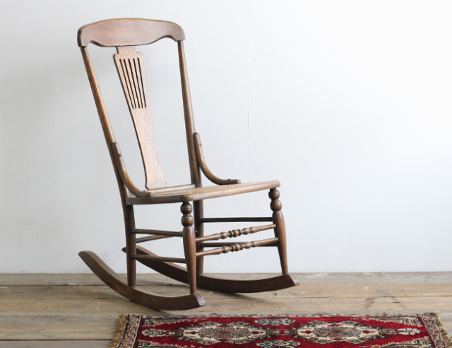 イギリス　ヴィンテージ　ベンドウッドロッキングチェア　