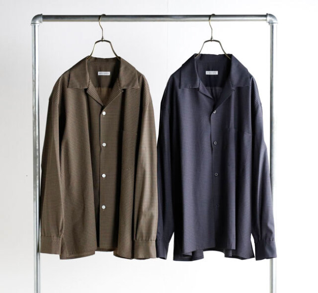 KAPTAIN SUNSHINE キャプテンサンシャイン KS26SSH01 サマーウール オープンカラーシャツ Summer Wool Open Collar Shirt