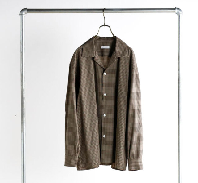 25ss　KAPTAN SUNSHINE オープンカラーシャツ 40 OVY KAPTAIN SUNSHINE キャプテンサンシャイン KS26SSH01 サマーウール