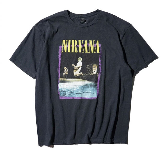 THRIFTY LOOK スリフティールック TL22S04500  BLACK3  THRIFTY   "NIRVANA"  TEE ニルヴァーナ Tシャツ