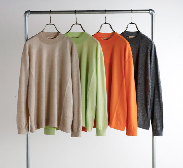 SALE 40%OFF MEYAME メヤメ MEY-2228 ウォッシャブルメリノウールコットンニット WASHABLE MERINO WOOL COTTON KNIT