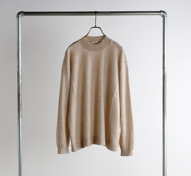 SALE 40%OFF MEYAME メヤメ MEY-2228 ウォッシャブルメリノウールコットンニット WASHABLE MERINO WOOL COTTON KNIT