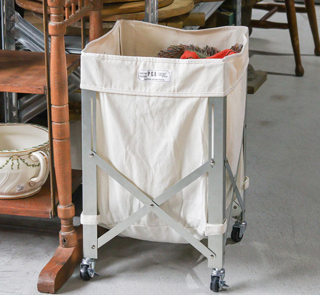 POST GENERAL INDUSTRIAL FOLDABLE LAUNDRY WAGON / インダストリアル フォルダブルランドリーワゴン