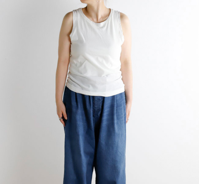 Veritecoeur ヴェリテクール VCC-505 強撚天竺 INNER TANK TOP