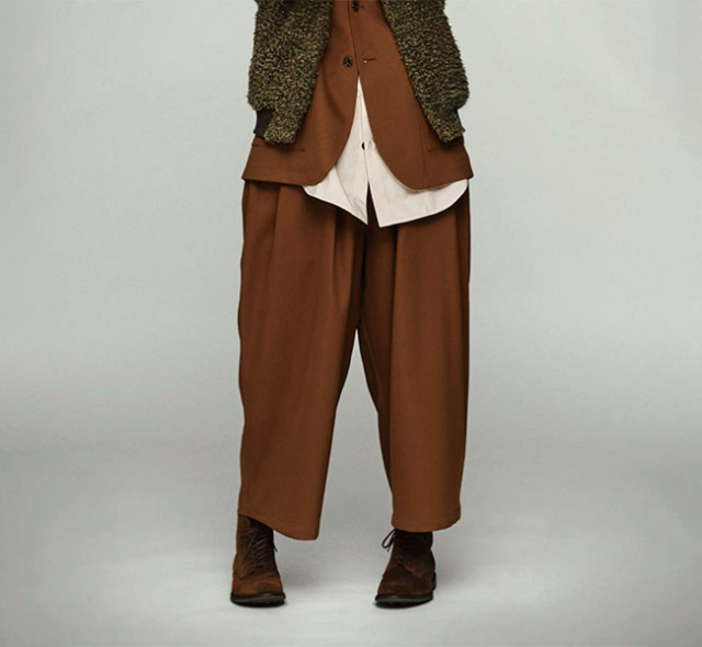 Yarmo ヤーモ YAR-26AW P28S ワークパンツ ポリサージ Work Pants_Poly Serge
