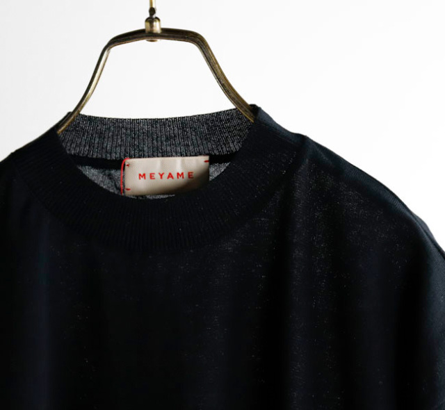 MEYAME メヤメ COTTON KNIT TEE コットンニット Tシャツ MEY-1268