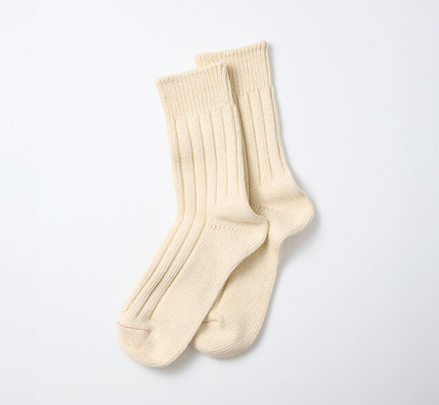 ROTOTO ロトトR1664 オーガニックコットン ワイドリブソックス ORGANIC COTTON WIDE RIB SOCKS