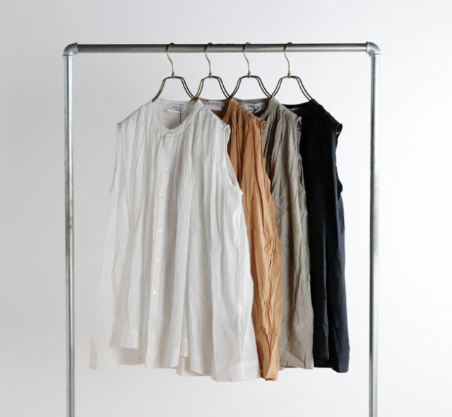 Veritecoeur ヴェリテクール ST-098S スリーブレスギャザーブラウス Short