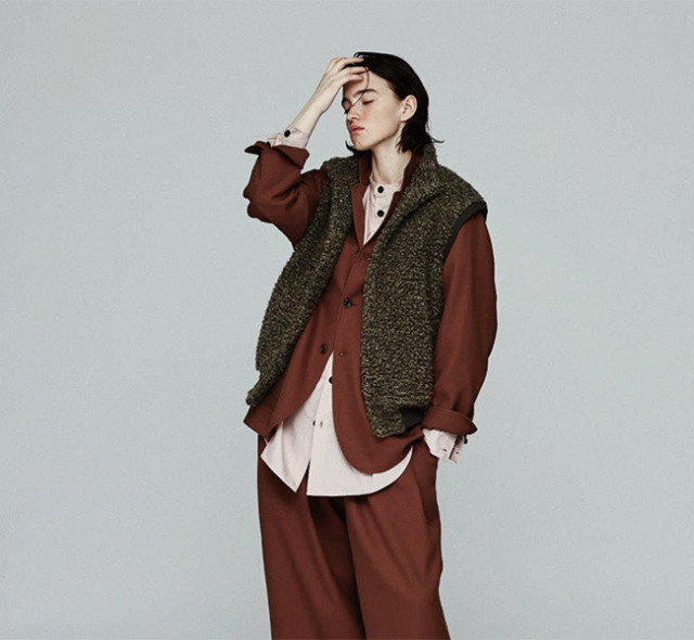 Yarmo ヤーモ YAR-26AW V15 ボア スリーブレス ジャケット ボアベスト Boa Sleeveless JK