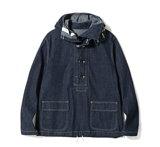 BUZZ RICKSON'S バズリクソンズ BR11703 デニム プルオーバー U.S. NAVY DENIM GAS PROTECTIVE PARKA