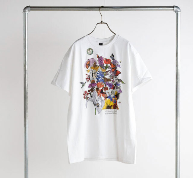 LIBERTY GRAPHICS リバティーグラフィックス 808 Wildflower Pollinator アートシルクプリントTシャツ