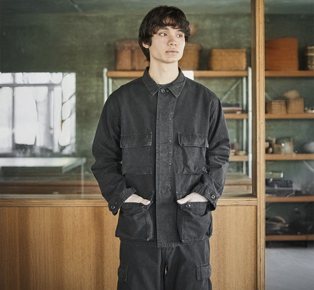 orslow オアスロウ 01-6110-61S STONE BLACK B.D.U JACKET ジャケット ミリタリージャケット