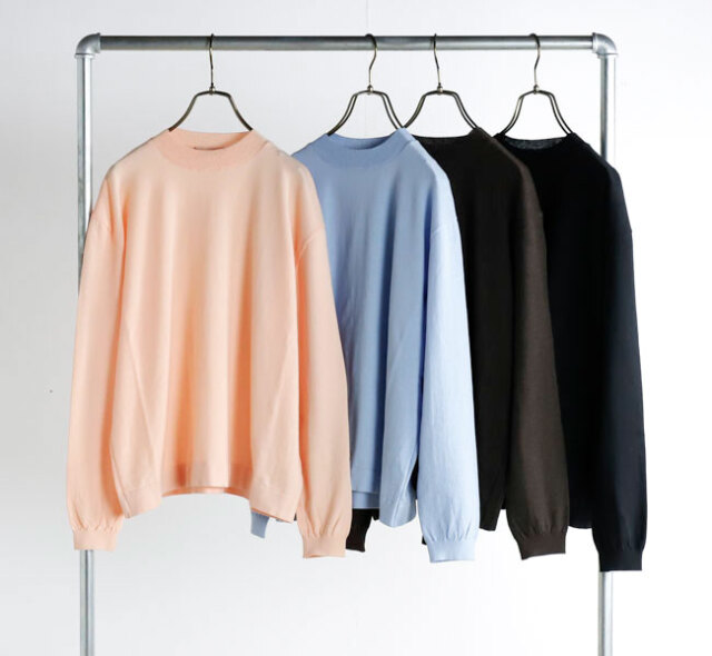 MEYAME メヤメ MEY-2304 コットンニット 長袖 COTTON KNIT LONG SLEEVE TEE (II)