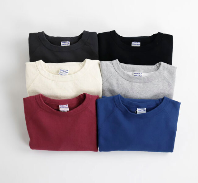 WALLA WALLA SPORT ワラワラスポーツ 13OZ クルー スウェット シャツ 13oz CREW SWEAT SHIRT