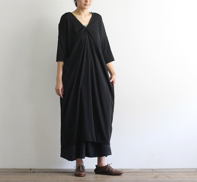 Evam Eva エヴァムエヴァ ツイストワンピース Twist One Piece E211k115