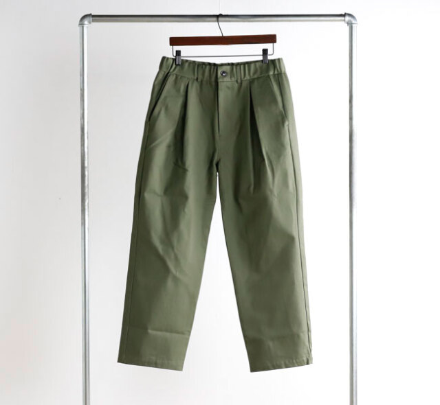 SALE 40%OFFAudience オーディエンス AUD3655 「遠州」11オンス ヘビーカツラギ BOXタック ワイド イージーパンツ MADE IN JAPAN 日本製