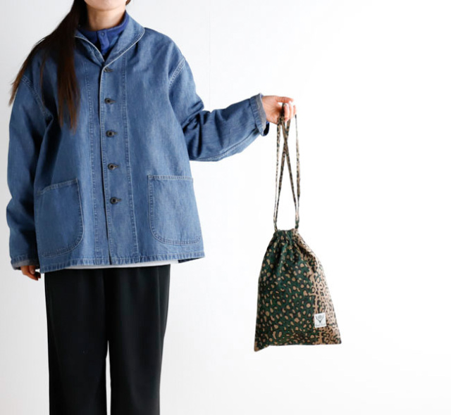 SALE30%OFF SOUTH2 WEST8 サウスツーウエストエイト String Bag - Cotton Flannel Pt. ストリングバッグ 巾着 QV526